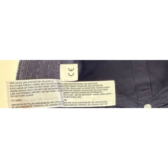 Tilley Wool-blend Cap, OS - Picture 9 of 10